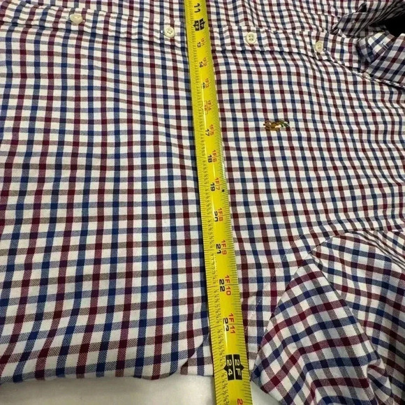 Ralph Lauren men’s button up lightweight checkered shirt sz large - Picture 5 of 10